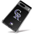 MLB Colorado Rockies - Solid Distressed Google Pixel 8a Clear Case